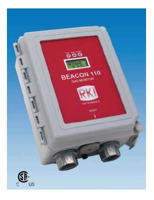 Wall Mount Gas Detection - LEL "RKI" Model Beacon 110